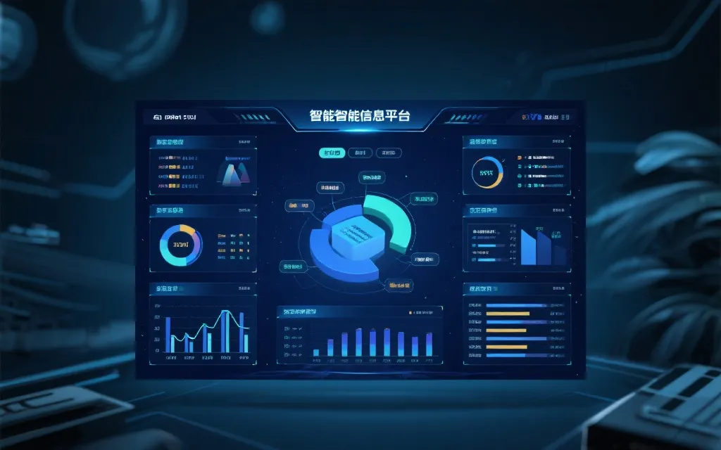 信息平台数据可视化界面